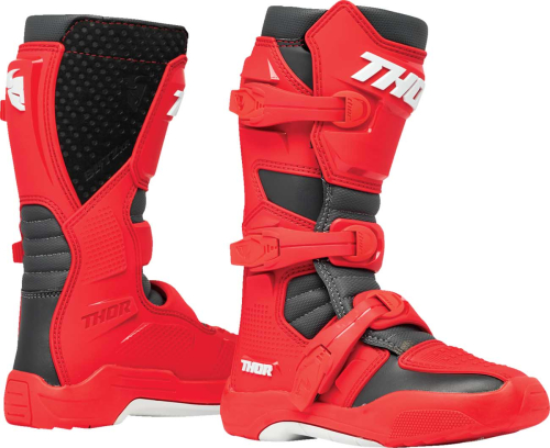 Thor - Thor Blitz XR Youth Boots - 3411-0752 - Red/Charcoal - 1