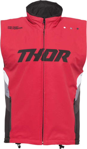 Thor - Thor Warm Up Vest - 2830-0590 - Red/Black - Medium