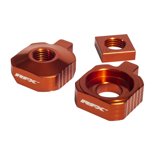 RFX Pro Series Rear Axle Blocks - Orange - FXAB 50400 99OR