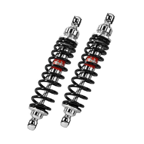 Bitubo - Bitubo WMB0 Adjustable Twinshocks with Spring Preload - L.326mm. - Chrome - H0008WMB03