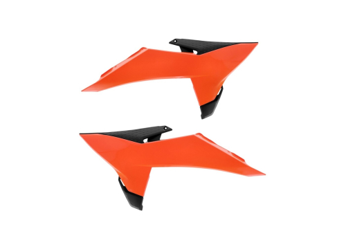 Cycra - Cycra Replica Radiator Shroud - Orange/Black - 1CYC-1910-209