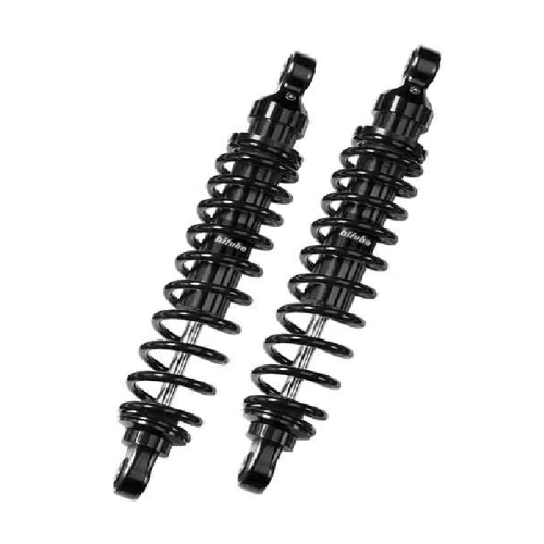 Bitubo - Bitubo WMB0 Adjustable Twinshocks with Spring Preload - L.411mm. - Dark - H0011WMB02V2