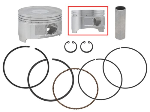 Namura Technologies - Namura Technologies Piston Kit - +1.00 Oversized to 89.46mm - NA-15002-4