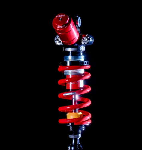 Bitubo - Bitubo XXT Adjustable Monoshock with Spring Preload - L.381mm. - Red - G0032XXT11