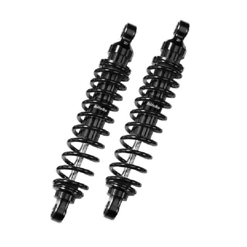 Bitubo - Bitubo WMB5 Adjustable Twinshocks with Spring Preload - L.376mm. - Dark - H0072WMB52V2