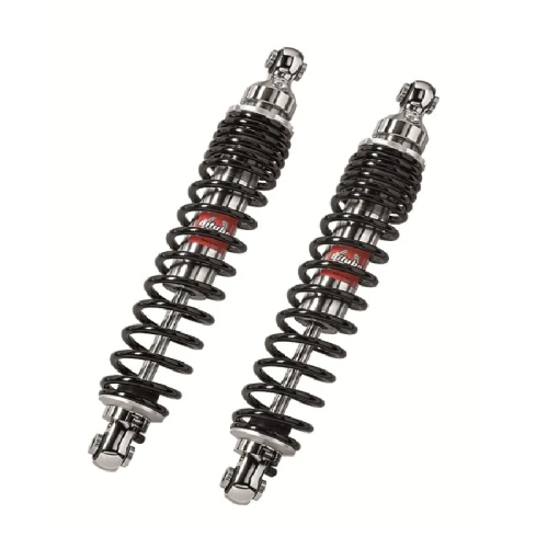 Bitubo - Bitubo WME0 Adjustable Twinshocks with Spring Preload - L.411mm. - Chrome - H0011WME03