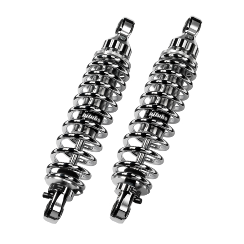 Bitubo - Bitubo WME0 Adjustable Twinshocks with Spring Preload - L.316mm. - Chrome - H0054WME03