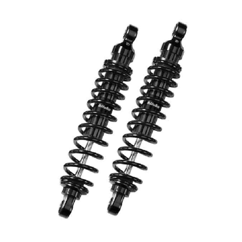 Bitubo - Bitubo WMB0 Adjustable Twinshocks with Spring Preload - L.367mm. - Dark - H0007WMB02V2
