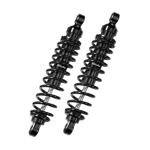 Bitubo - Bitubo WMB0 Adjustable Twinshocks with Spring Preload - L.316mm. - Dark - H0054WMB02V2
