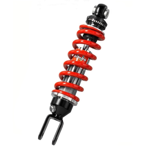Bitubo - Bitubo WZE0 Adjustable Monoshock with Spring Preload - Red - H0022WZE01