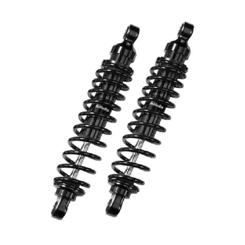 Bitubo - Bitubo WMB0 Adjustable Twinshocks with Spring Preload - L.351mm. - Dark - H0009WMB02V2