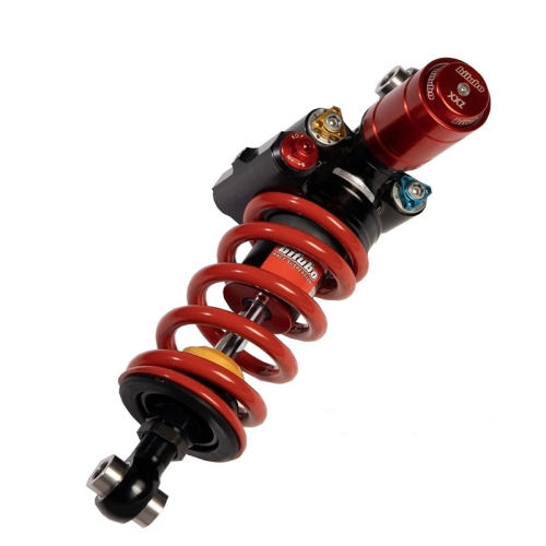 Bitubo - Bitubo XXZ8 Adjustable Monoshock with Hydraulic Spring Preload - L.351mm. - Red - G0032XXZ81V2