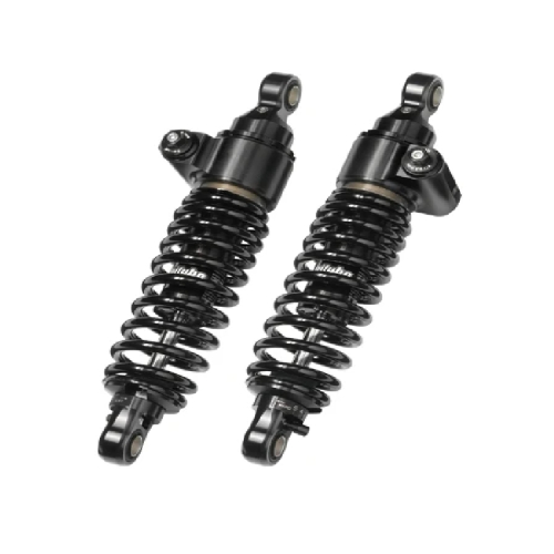 Bitubo - Bitubo WME2 Adjustable Twinshocks with Hydraulic Spring Preload - L.371mm. - Dark - G0034WME22V2