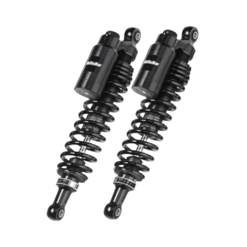 Bitubo - Bitubo WMT0 Adjustable Twinshocks with Spring Preload - L.371mm. - Dark - G0034WMT02V2