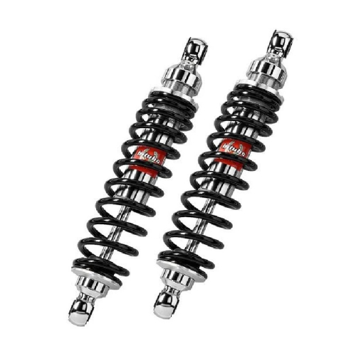 Bitubo - Bitubo WMB0 Adjustable Twinshocks with Spring Preload - L.316mm. - Chrome - H0054WMB03