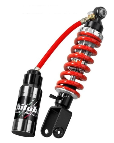 Bitubo - Bitubo WZM0 Adjustable Monoshock with Spring Preload - Red - S0046WZM01