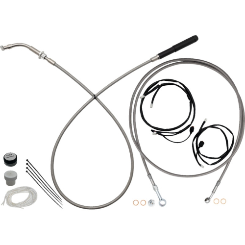Fat Baggers, Inc. - Fat Baggers, Inc. EZ Install Upper Clutch Cable Kit - 16in. - Stainless - 249016