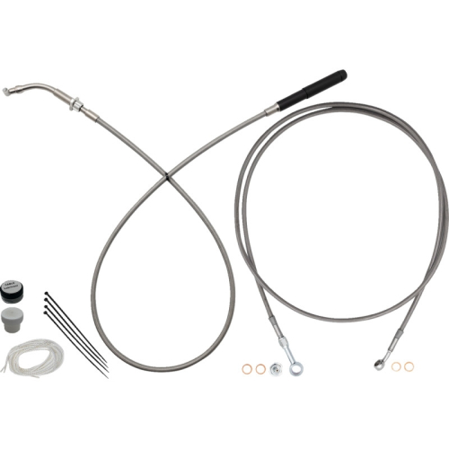 Fat Baggers, Inc. - Fat Baggers, Inc. EZ Install Upper Clutch Cable Kit - 14in. - Stainless - 249914