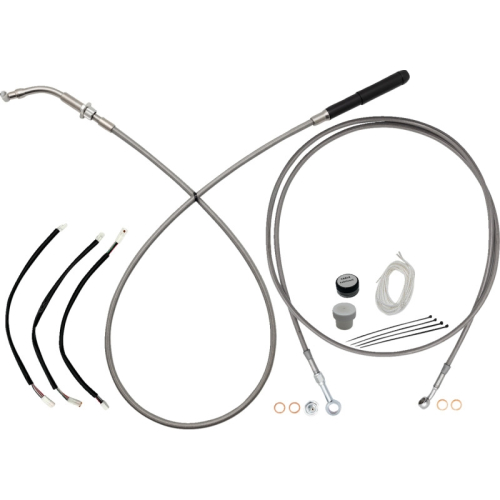 Fat Baggers, Inc. - Fat Baggers, Inc. EZ Install Upper Clutch Cable Kit - 11in. - Stainless - 249011