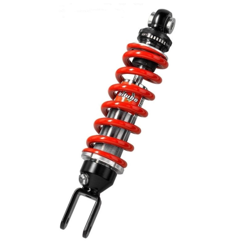 Bitubo - Bitubo WZE0 Adjustable Monoshock with Spring Preload - Red - GL011WZE01