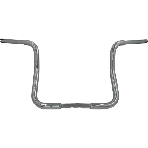 Fat Baggers, Inc. - Fat Baggers, Inc. 1-1/4in. Ez Install Reduced Reach Round Top Handlebar - Chrome - 903013
