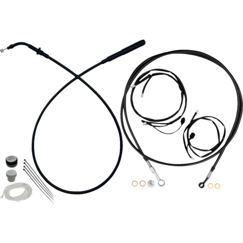 Fat Baggers, Inc. - Fat Baggers, Inc. EZ Install Upper Clutch Cable Kit - 16in. - Black - 249916-B