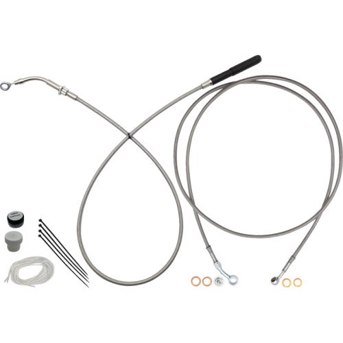Fat Baggers, Inc. - Fat Baggers, Inc. EZ Install Upper Clutch Cable Kit - 14in. - Stainless - 219914