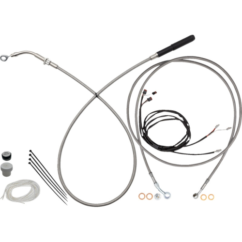 Fat Baggers, Inc. - Fat Baggers, Inc. EZ Install Upper Clutch Cable Kit - 11in. to 12in. - Stainless - 219012