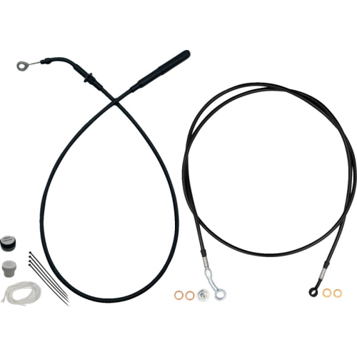Fat Baggers, Inc. - Fat Baggers, Inc. EZ Install Upper Clutch Cable Kit - 14in. - Black - 219914-B