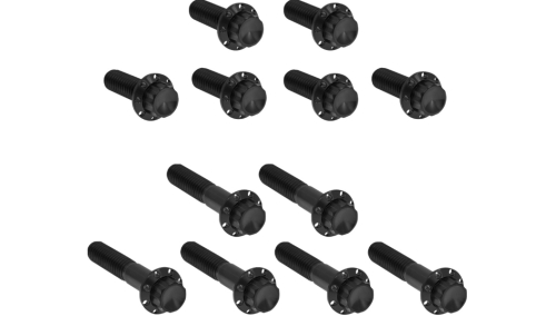 Arlen Ness - Arlen Ness 12 Point Rocker Box Bolt Kit - Black - 300-993