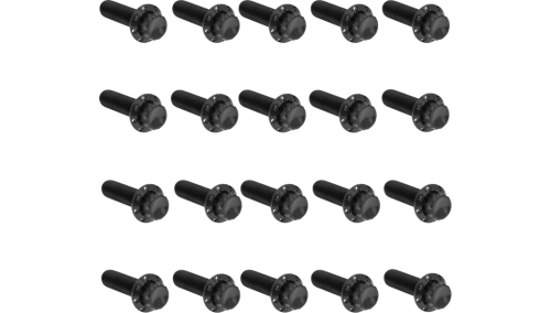 Arlen Ness - Arlen Ness 12 Point Rocker Box Bolt Kit - Black - 300-945