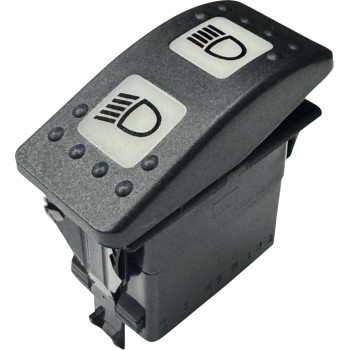 Custom Dynamics - Custom Dynamics Non-Interrupting 3-Position Lighted Rocker Switch - CD-OR-SWITCH