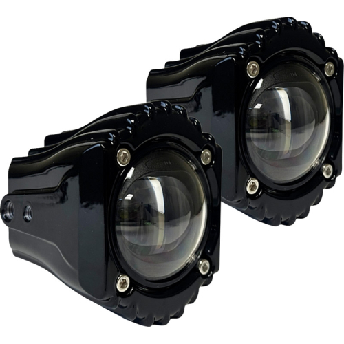Custom Dynamics - Custom Dynamics Universal Shark Demon High Performance LED Fog Light - Clear - SD-FOG-6W