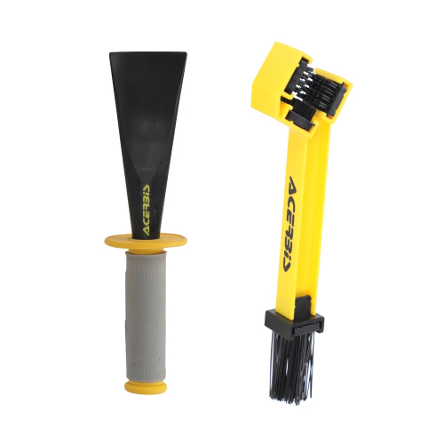 Acerbis - Acerbis Mud Scaper/Brush Combo Kit - 2986391040