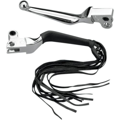 Drag Specialties - Drag Specialties Fringed Leather Lever Covers - DS243062