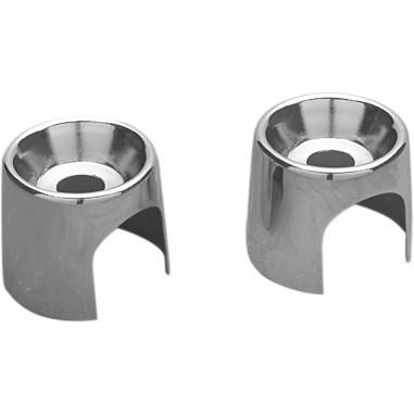 Drag Specialties - Drag Specialties Upper Shock Bolt/Stud Covers - Chrome - DS 310011