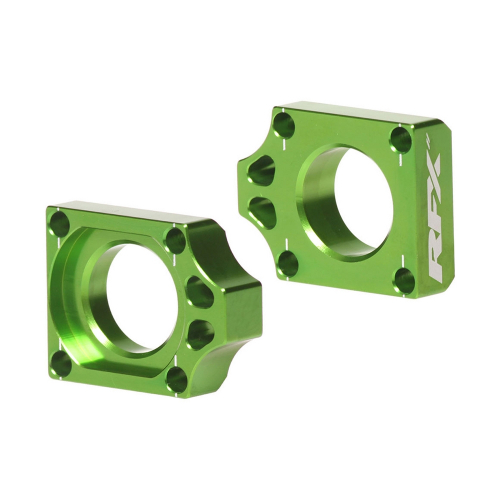 RFX Pro Series Rear Axle Blocks - Green - FXAB 20200 99GN