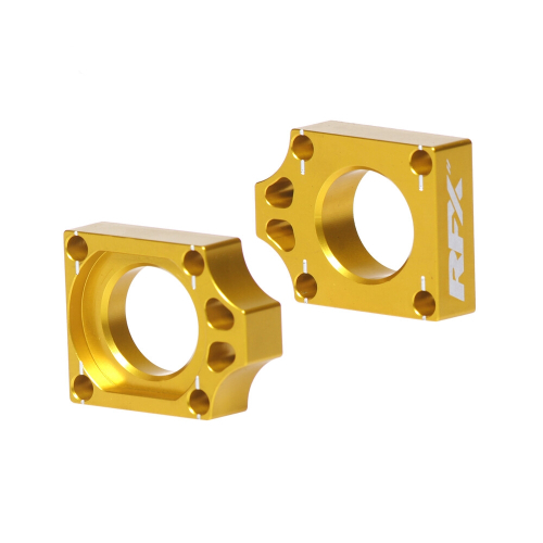 RFX Pro Series Rear Axle Blocks - Yellow - FXAB 30100 99YL