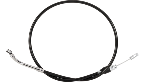 Drag Specialties - Drag Specialties Quick Connect Braided Upper Clutch Cable - 46in. - Black/Chrome - 0652-3179