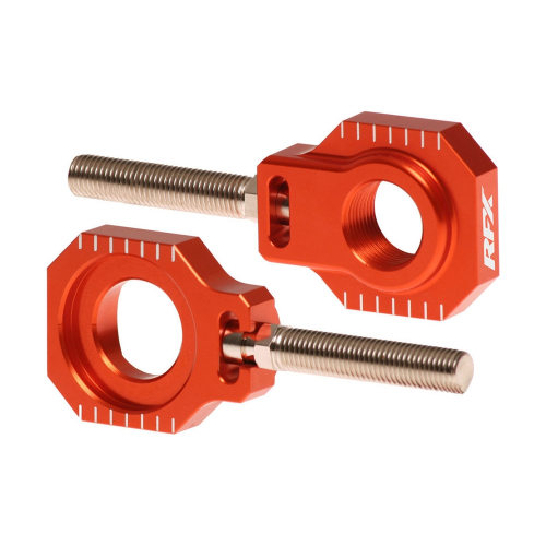 RFX Pro Series Rear Axle Blocks - Orange - FXAB 50600 99OR