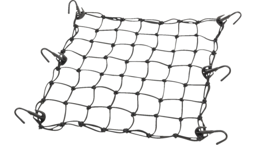 Moose Offroad - Moose Offroad Supreme Cargo Net - with Steel Hooks - Black - 50152-NM