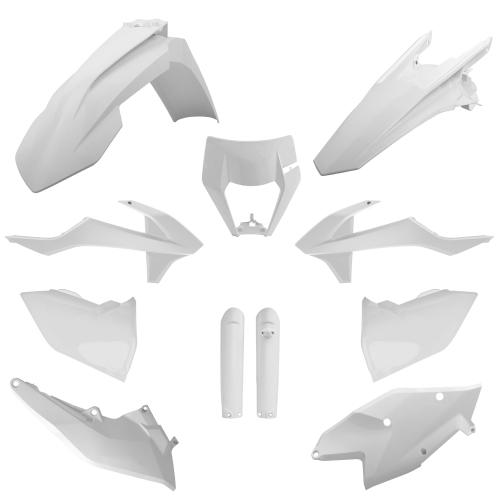 Polisport - Polisport MX Complete Kit - White - 91470