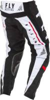 Fly Racing - Fly Racing Kinetic K120 Pants - 373-43338 Black/White/Red Size 38 - Image 3