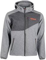 Fly Racing - Fly Racing Checkpoint Jacket - 354-6382L Gray Heather/Orange Large - Image 1