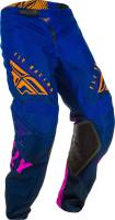 Fly Racing - Fly Racing Kinetic K220 Youth Pants - 373-53926 Midnight/Blue/Orange Size 26 - Image 1