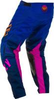Fly Racing - Fly Racing Kinetic K220 Youth Pants - 373-53926 Midnight/Blue/Orange Size 26 - Image 2