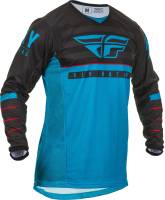 Fly Racing - Fly Racing Kinetic K120 Youth Jersey - 373-429YL Blue/Black/Red Large - Image 1