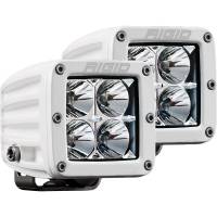 RIGID Industries - RIGID Industries D-Series PRO Hybrid-Flood LED - Pair - White - Image 1
