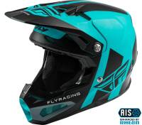 Fly Racing - Fly Racing Formula Origin Helmet - 73-4407-4 Black/Teal X-Small - Image 1