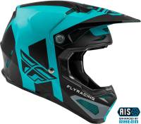 Fly Racing - Fly Racing Formula Origin Helmet - 73-4407-4 Black/Teal X-Small - Image 4